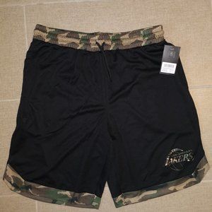 NBA Lakers camo shorts Mens Large